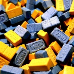 BLUE AND YELLOW IKEA 220MG MDMA