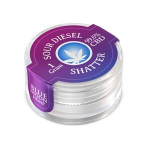 Blue Moon Hemp Sour Diesel CBD Shatter